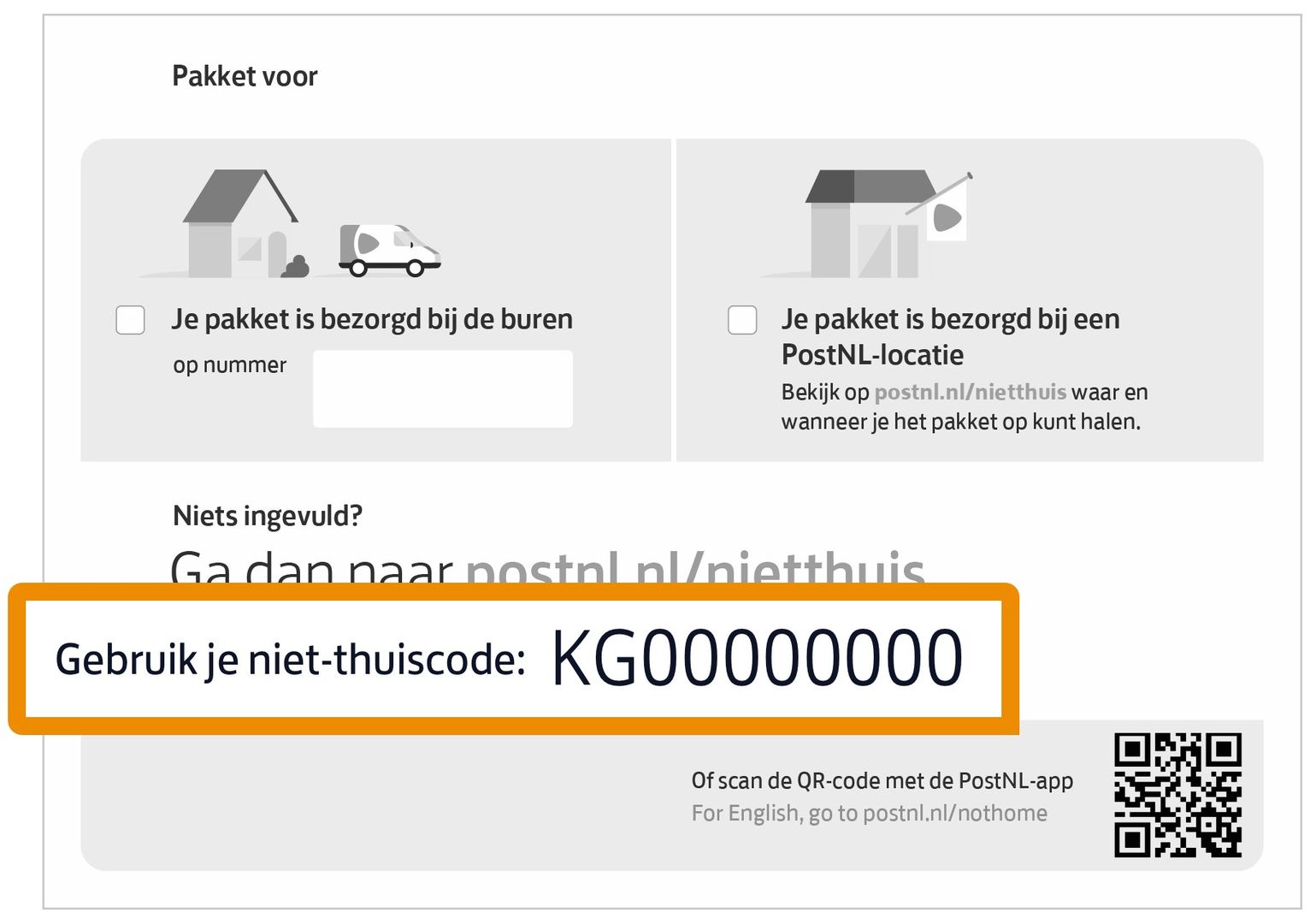 Achterkant KG invullen