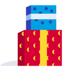 Illustratie cadeautjes