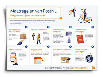 vragen over PostNL & coronavirus PostNL