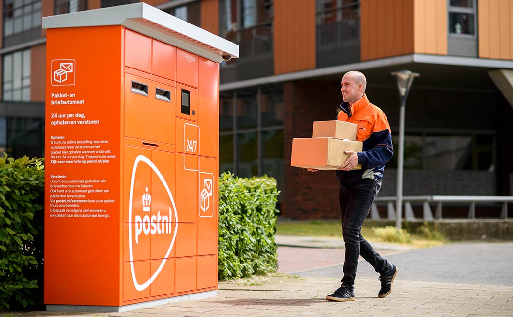 Evolueren Gietvorm native Pakket- en briefautomaat | PostNL