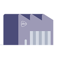 Distributiecentrum (illustratie)