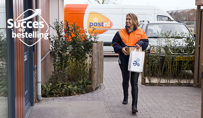 Succes op bestelling health bezorger