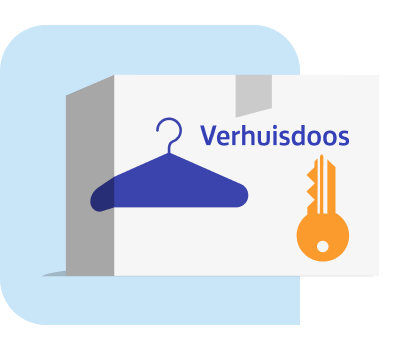 illustratie verhuisdoos